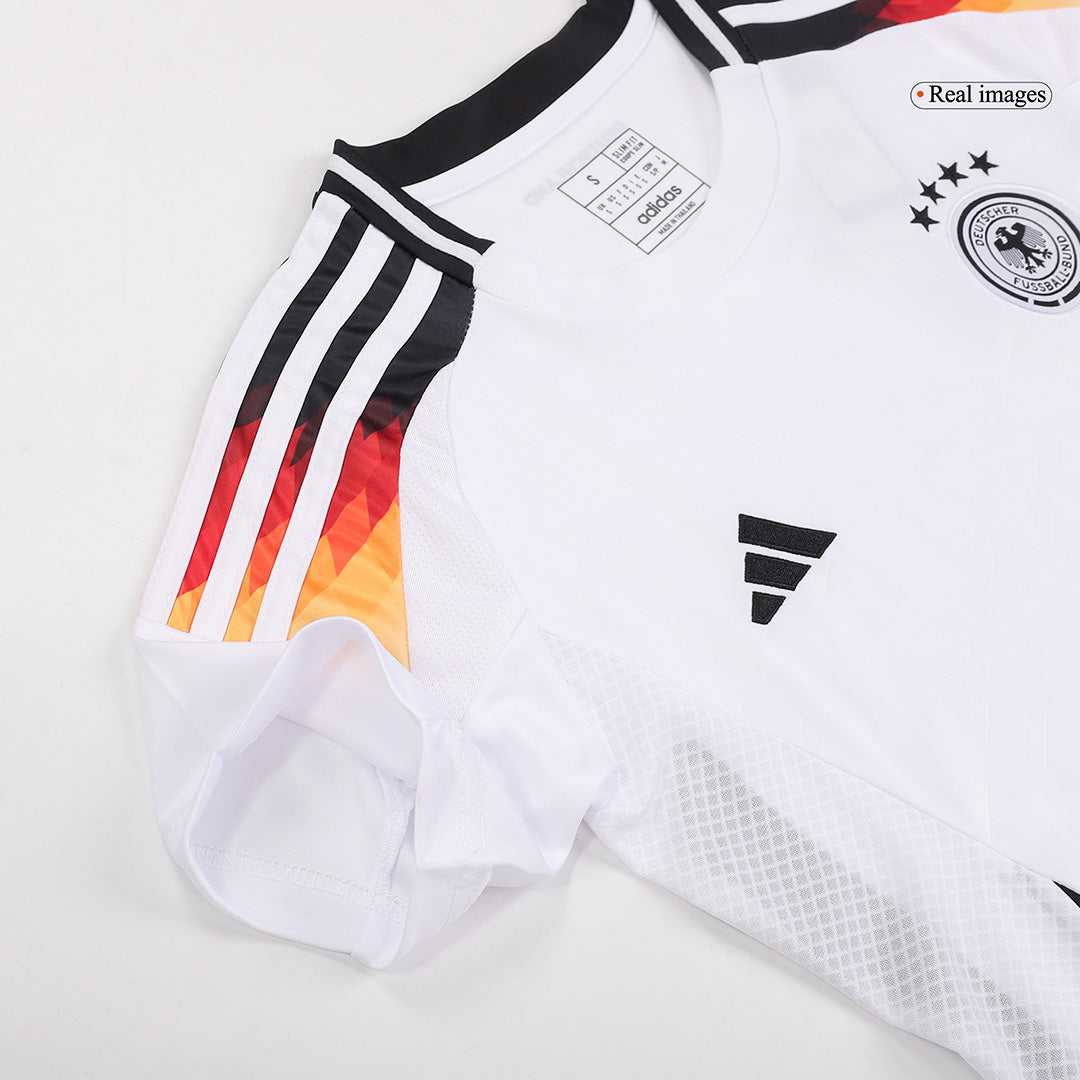 Camiseta de fútbol local de Alemania para mujer, Eurocopa 2024