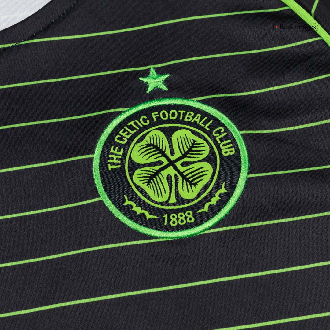 Camiseta de fútbol visitante del Celtic 2025/26 negra