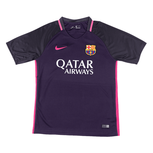 Camiseta retro de visitante del Barcelona 2016/17