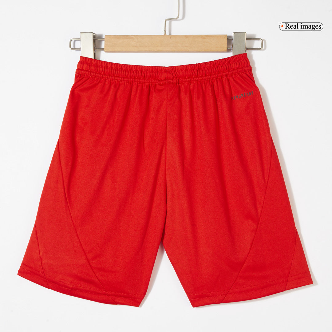 Kit de camiseta de fútbol local del Bayern Múnich para niños (camiseta, pantalones cortos y calcetines) rojo