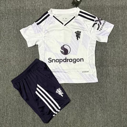Camiseta de visitante del Manchester United para niños 25/26