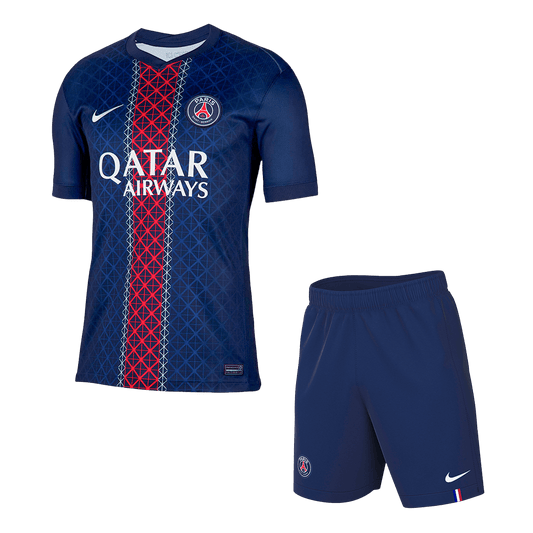 Camiseta de fútbol local del PSG (camiseta y pantalón corto) 2025/26 azul marino