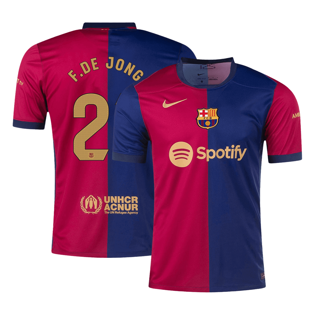 Camiseta de fútbol F.DE JONG #21 Barcelona Primera equipación 2024/25