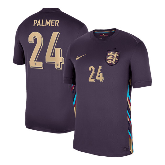 Camiseta de fútbol visitante de Inglaterra PALMER #24 para la Eurocopa 2024