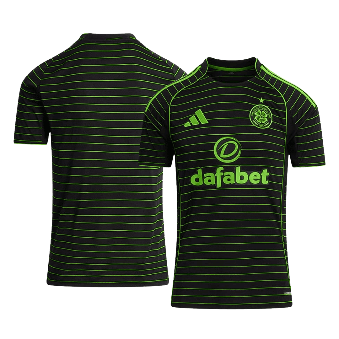 Camiseta de fútbol visitante del Celtic 2025/26 negra