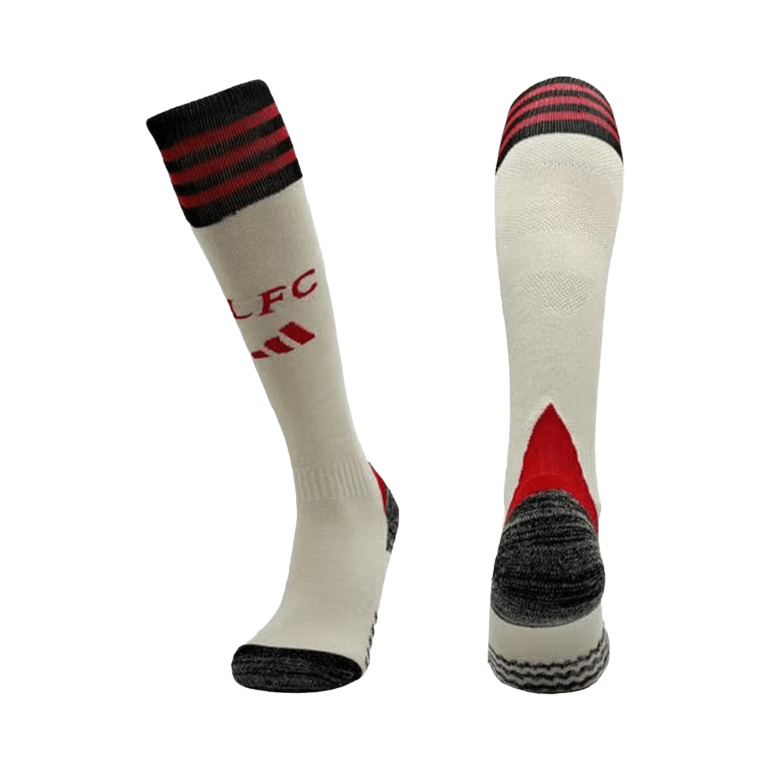 Calcetines de visitante del Liverpool 2025/26