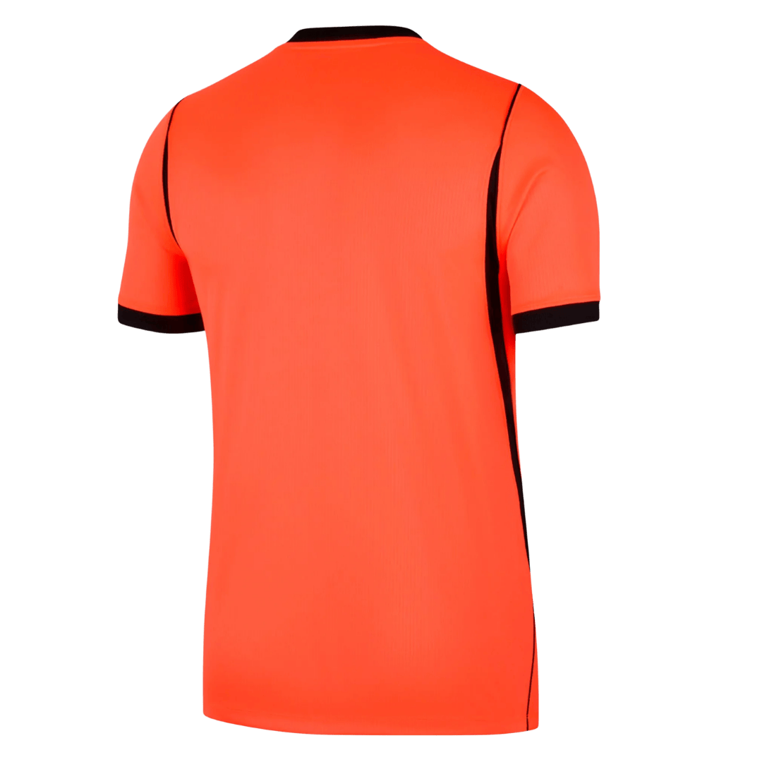 Camiseta de local de la selección de fútbol de los Países Bajos para el Mundial de 2026, color naranja.