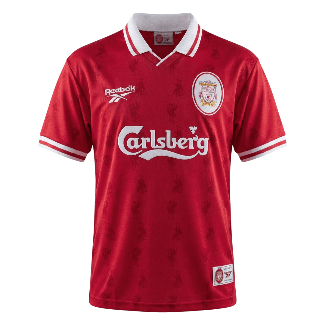 Camiseta retro de fútbol local del Liverpool 1996/97
