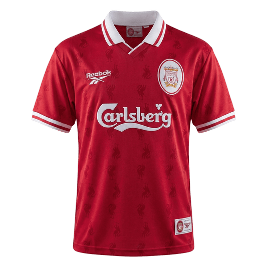 Camiseta retro de fútbol local del Liverpool 1996/97