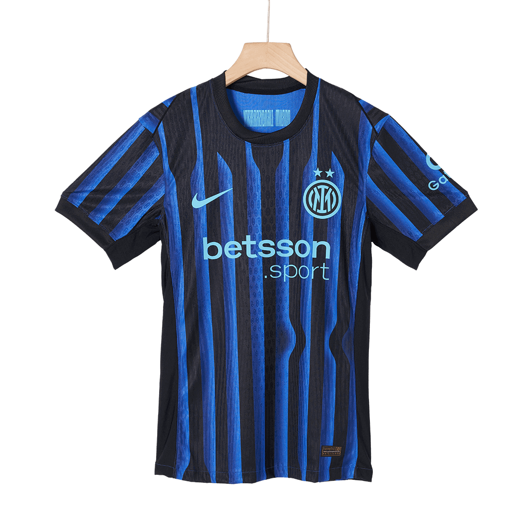 Camiseta de fútbol local auténtica DUMFRIES #2 del Inter de Milán 2025/26