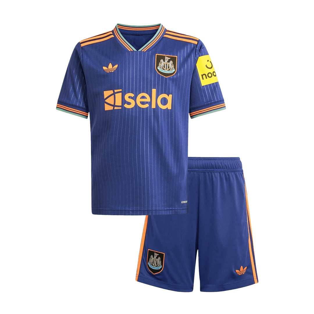 Kit de fútbol infantil de visitante del Newcastle United (Kit y pantalón corto) 2025/26
