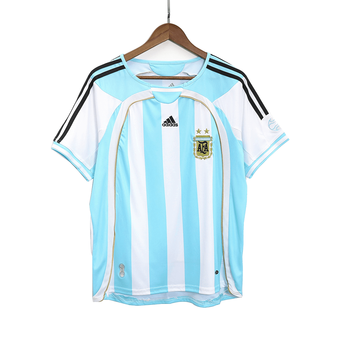 Camiseta retro de fútbol local de Argentina 2006