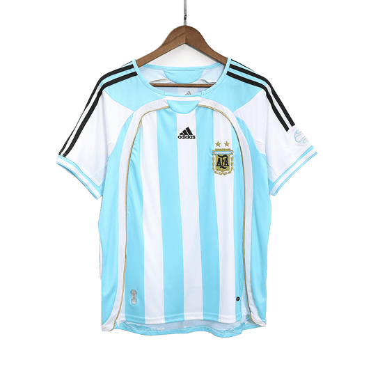 Camiseta retro de fútbol local de Argentina 2006