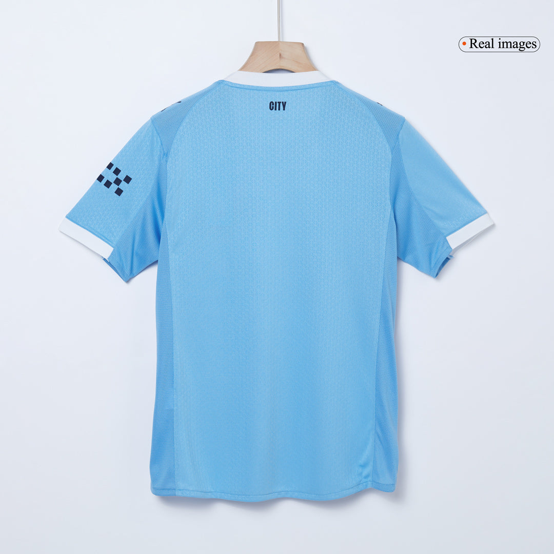 Camiseta de fútbol local auténtica RODRIGO #16 del Manchester City 2025/26, azul - Mundial de Clubes