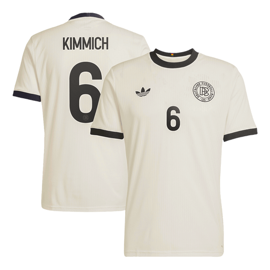 Camiseta de fútbol KIMMICH #6 Alemania 125.º aniversario 2025 Blanca