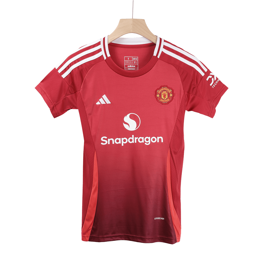 Camiseta de fútbol local del Manchester United para mujer 2024/25