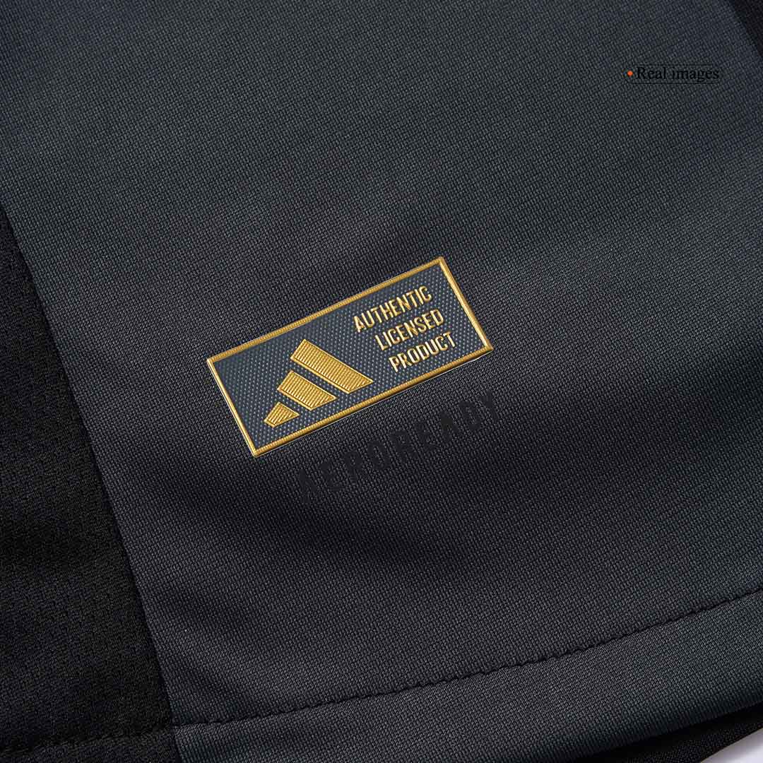 Camiseta de fútbol de visitante auténtica DE PAUL #7 del Inter Miami CF 2025, negra y gris