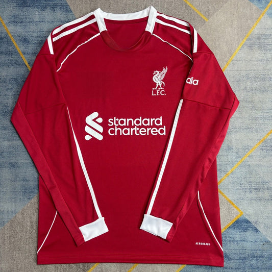Camiseta de manga larga local del Liverpool 25/26