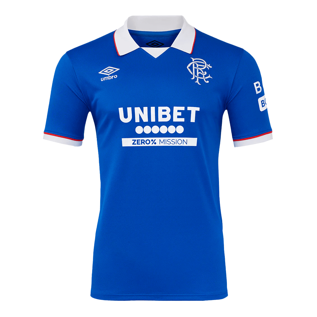 Camiseta de fútbol local del Glasgow Rangers 2025/26 azul