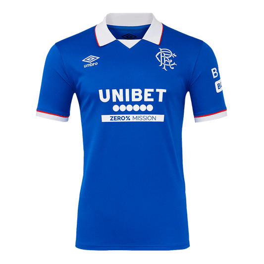 Camiseta de fútbol local del Glasgow Rangers 2025/26 azul