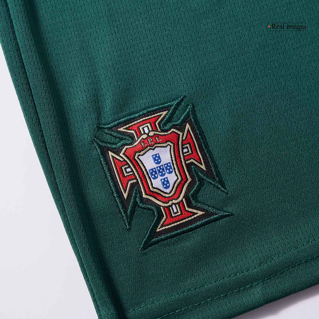 Kit de fútbol local de Portugal para niños (Kit y pantalón corto) 2025, color rojo
