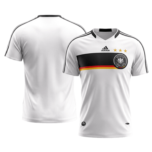 Camiseta retro de fútbol local de Alemania 2008