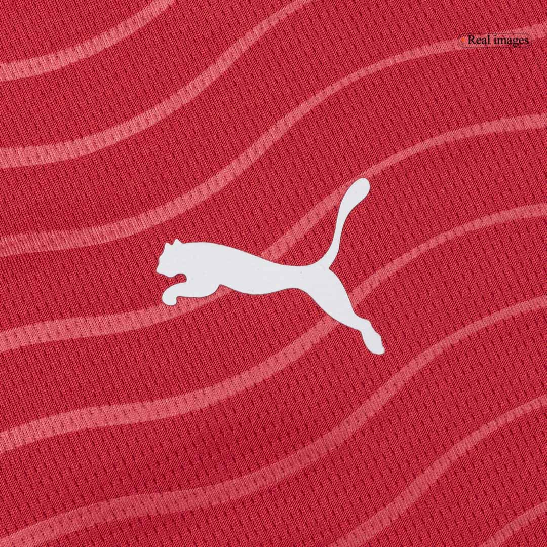 Conjunto infantil de camiseta y pantalón corto de la selección de Portugal de Ronaldo #7 para niños, Mundial 2026, color rojo.