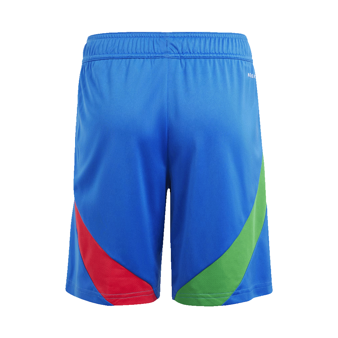 Kit de fútbol de visitante de Italia (camiseta y pantalón corto) para la Eurocopa 2024