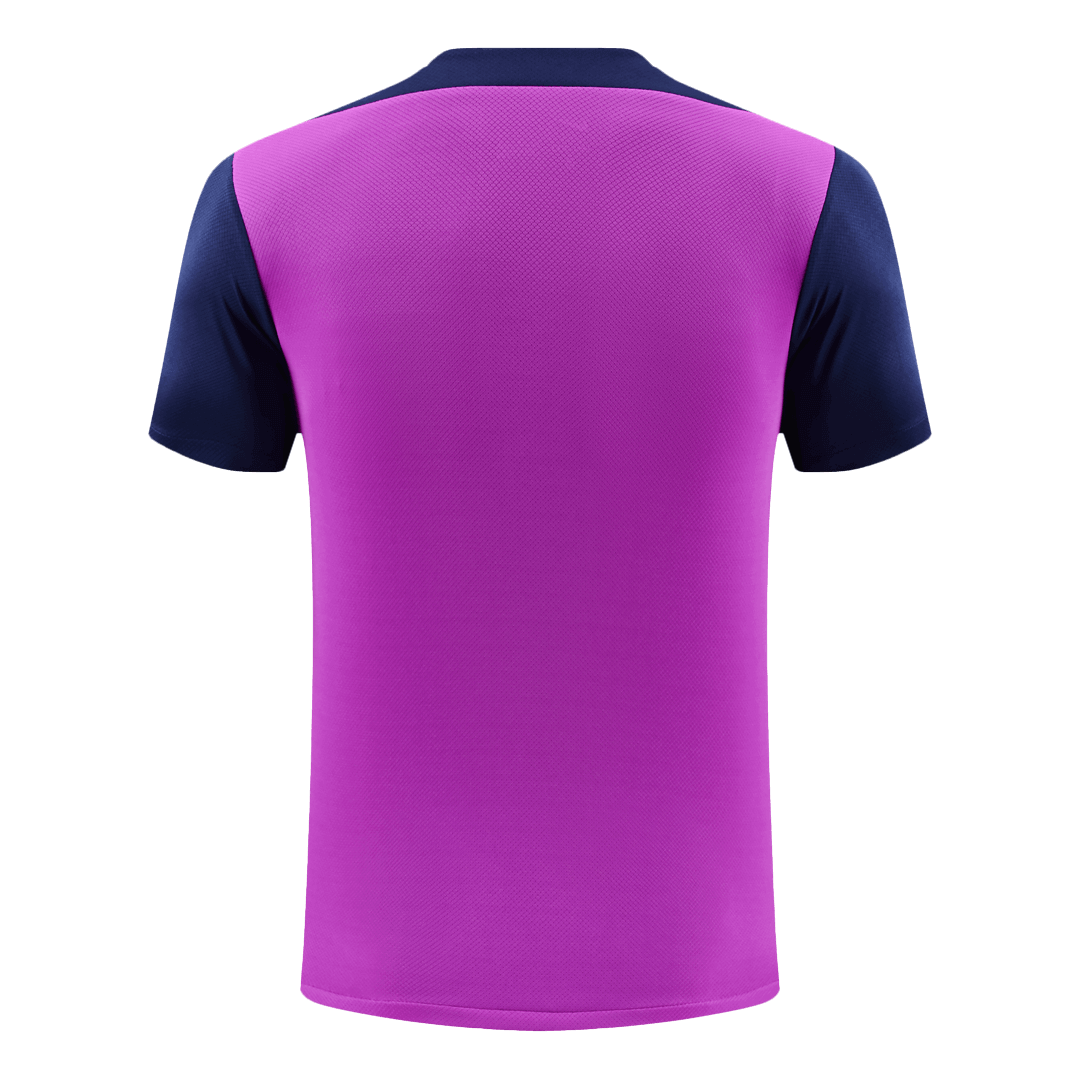 Camiseta de entrenamiento prepartido del Barcelona 2025/26, color morado