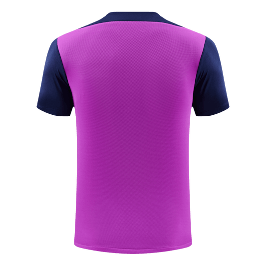 Camiseta de entrenamiento prepartido del Barcelona 2025/26, color morado