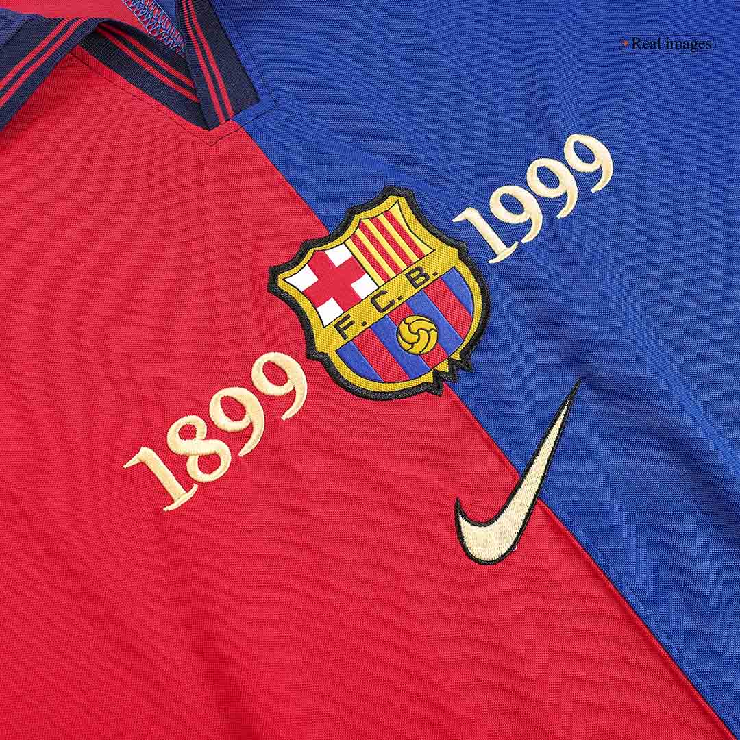 Camiseta de fútbol retro de local del Barcelona 1999/00