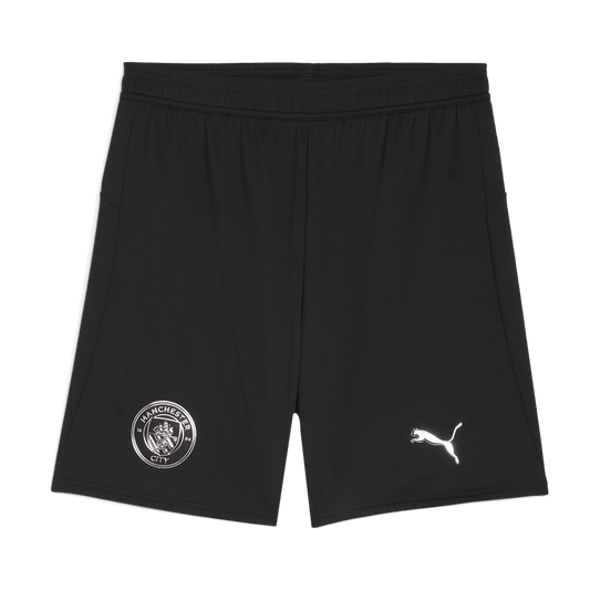 Pantalón corto de fútbol visitante del Manchester City 25/26 negro