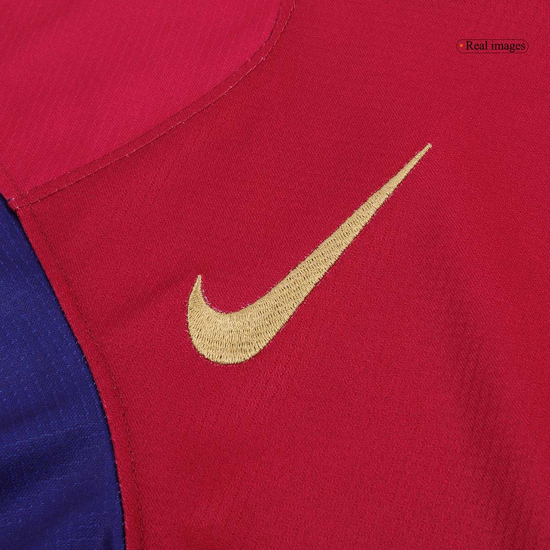 Camiseta de fútbol local del Barcelona LAMINE YAMAL #19 2024/25 - Logotipo de Spotify sin texto