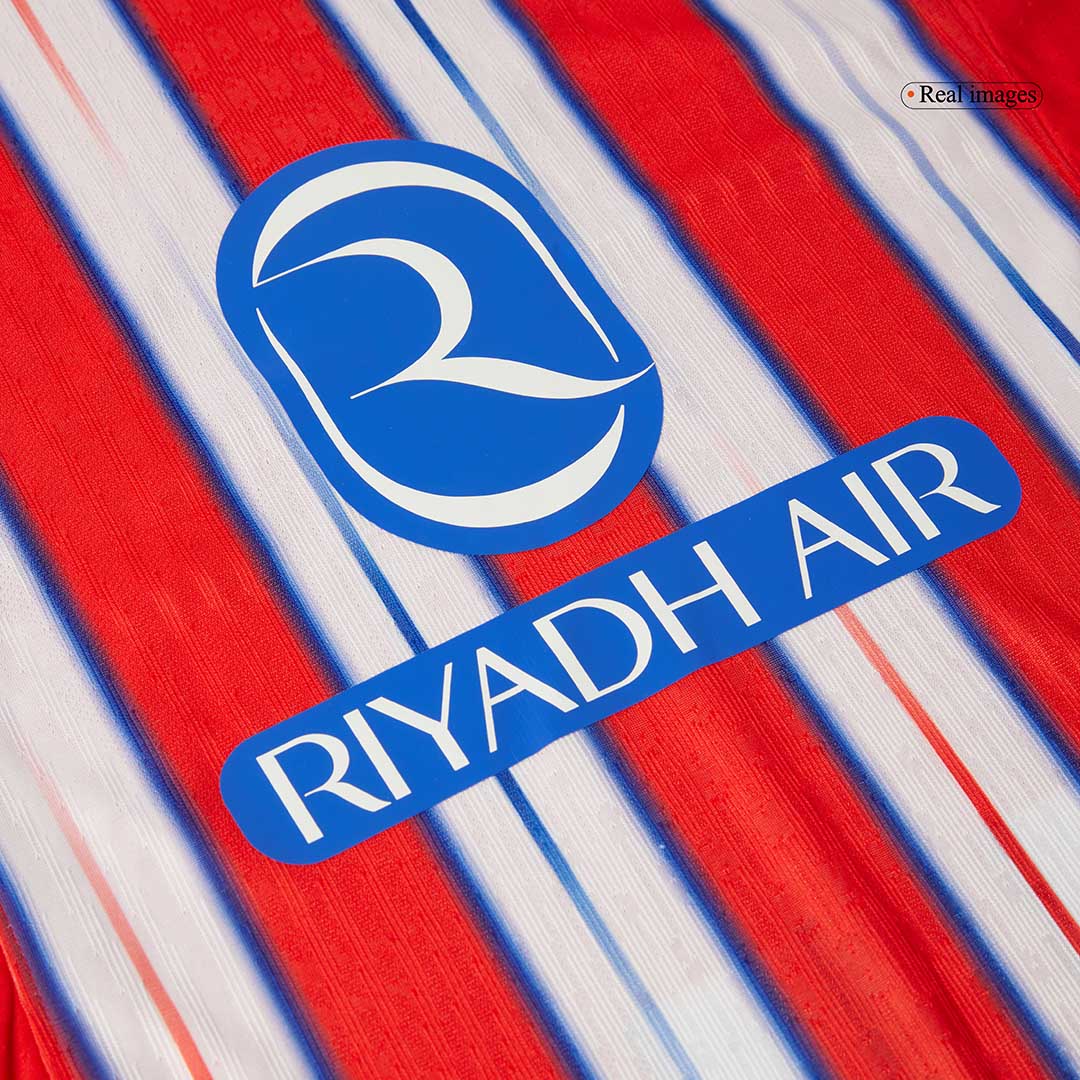Camiseta de fútbol local auténtica de J. Álvarez #19 del Atlético de Madrid 2024/25
