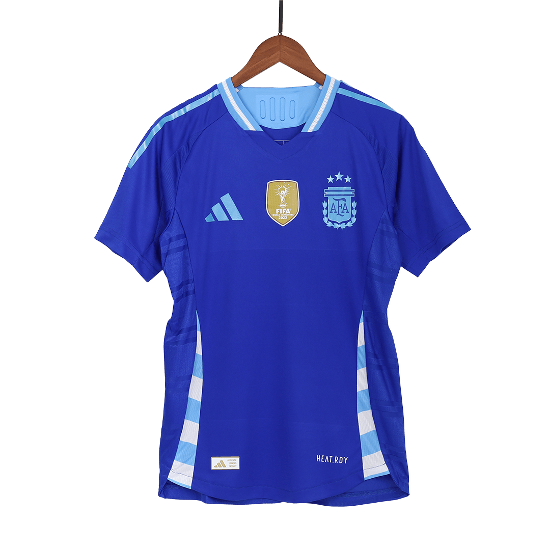 Camiseta de fútbol visitante auténtica de Argentina 2024