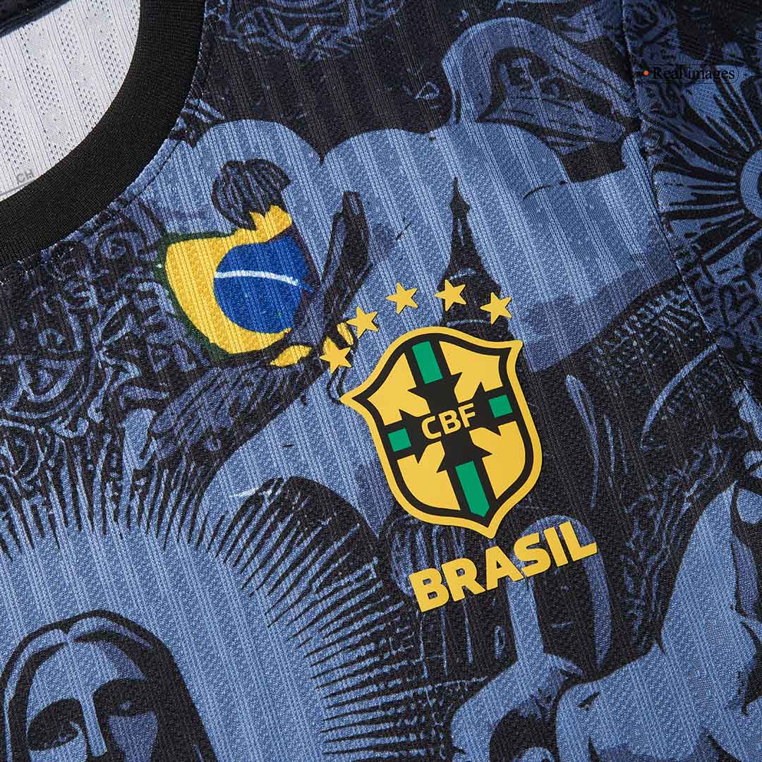Camiseta de fútbol auténtica de Jesús de Brasil 2024