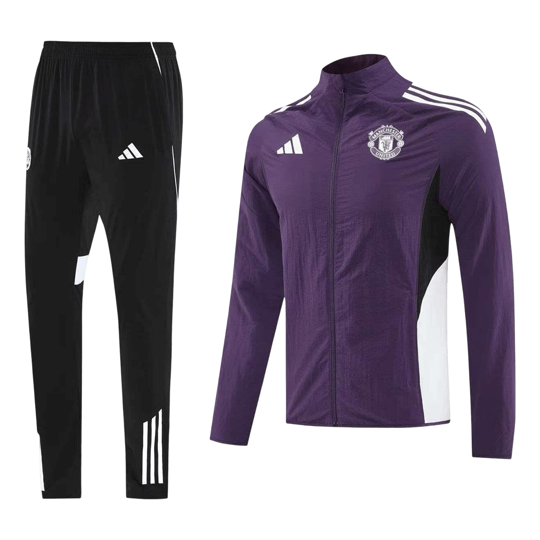 Kit de entrenamiento del Manchester United 2025/26 (Chaqueta + Pantalones)