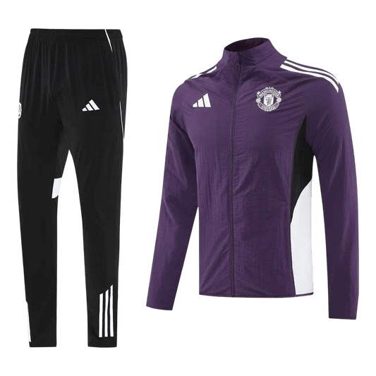 Kit de entrenamiento del Manchester United 2025/26 (Chaqueta + Pantalones)