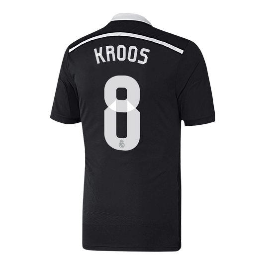 Camiseta de fútbol vintage de la tercera equipación del Real Madrid Kroos #8 2014/15