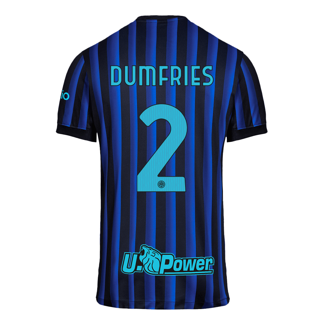 Camiseta de fútbol local DUMFRIES #2 del Inter de Milán 2025/26