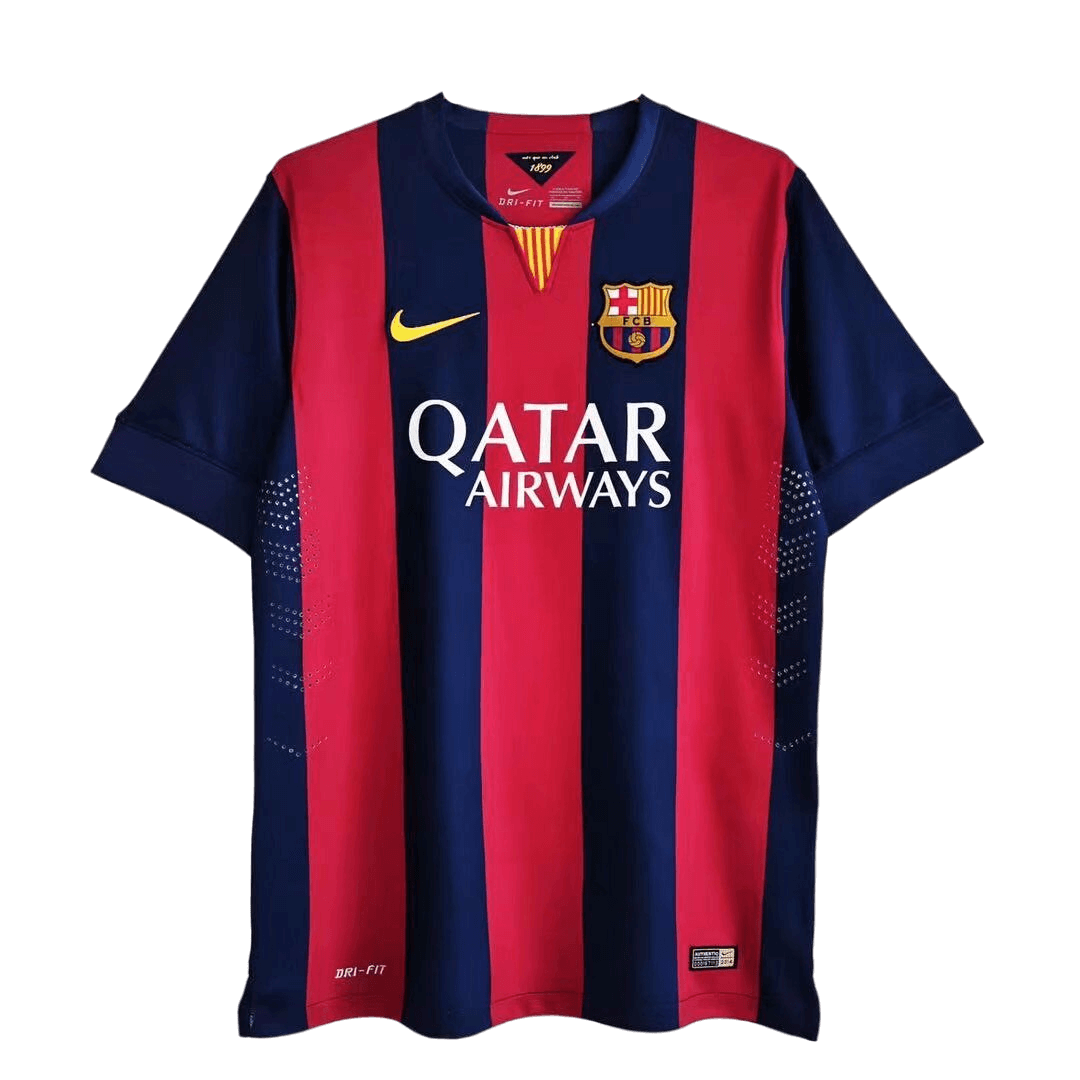 Camiseta retro de fútbol local del Barcelona MESSI #10 2014/15
