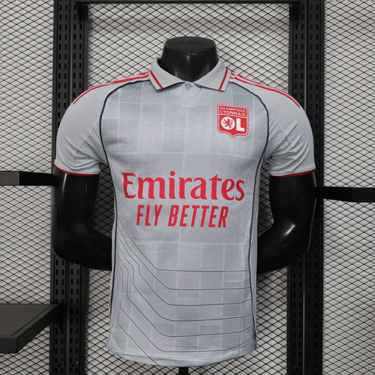 Camiseta de la tercera equipación del Lyon, tallas 25/26