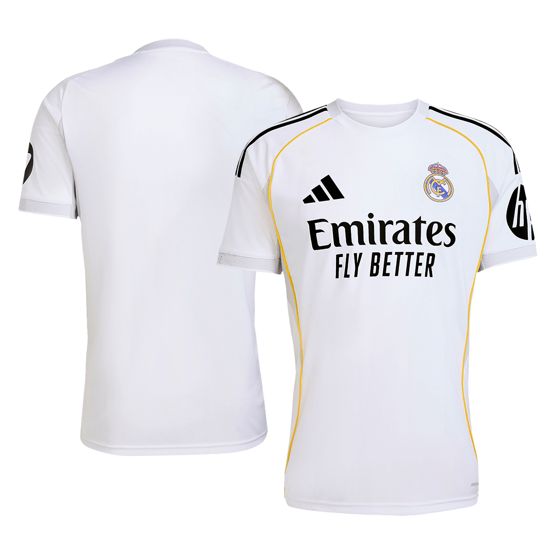 Camiseta de fútbol local del Real Madrid 2025/26