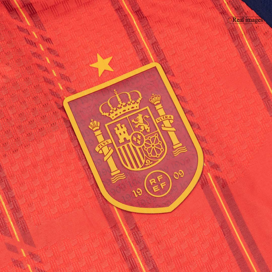 Camiseta de fútbol de manga larga de la selección española (versión jugador, local, 2026)