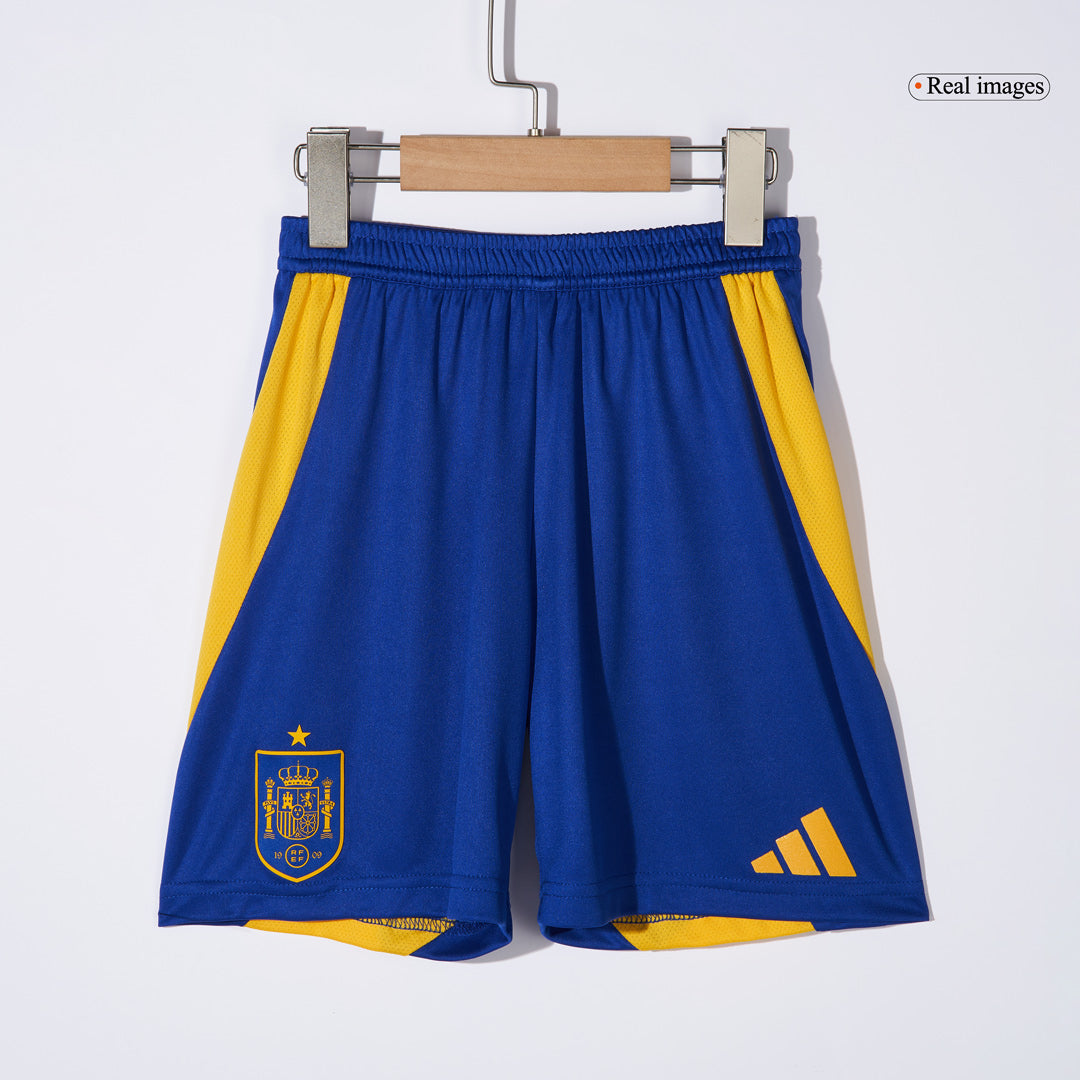 Kit de fútbol local de España para niños (Kit, pantalón corto y calcetines) Eurocopa 2024