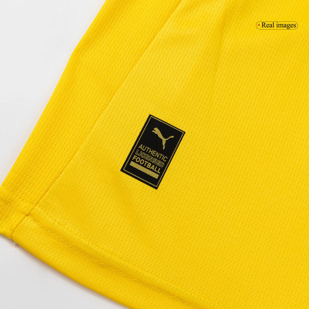 Kit de camiseta de fútbol local del Borussia Dortmund (camiseta, pantalón corto y medias) 2025/26