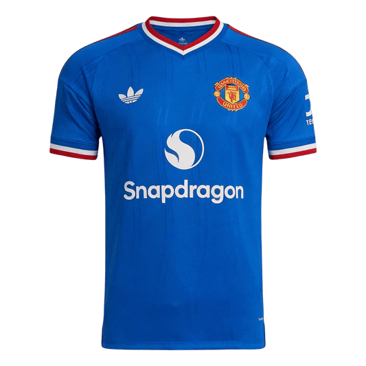 Auténtica camiseta de visitante del Manchester United para la temporada 2026/27.