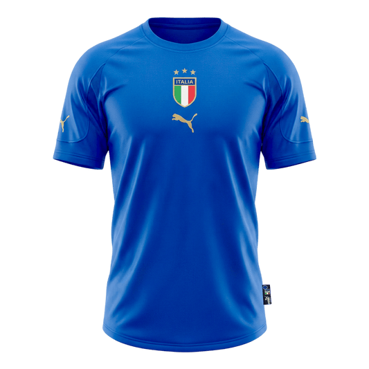 Camiseta retro de fútbol local de Italia 2004