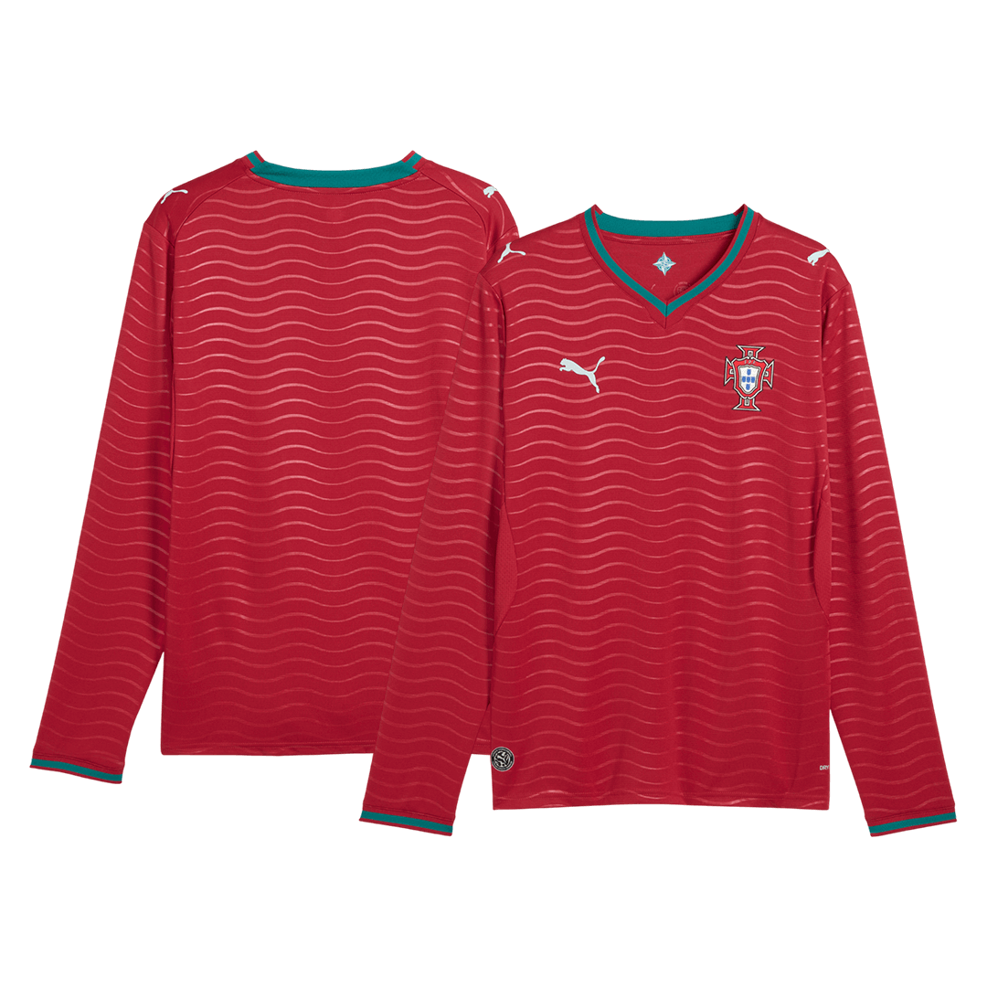 Camiseta de fútbol de manga larga de Portugal 2026