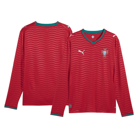 Camiseta de fútbol de manga larga de Portugal 2026